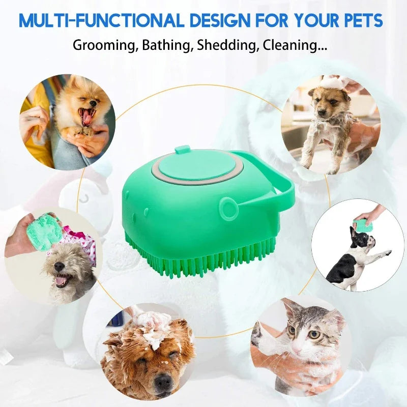 Pet Bathing Massage Brush